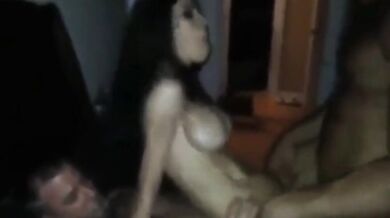 Mom films her Slim daughter getting hard threesome