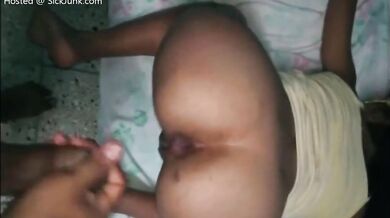 Street whore moans louder as she cums through anal
