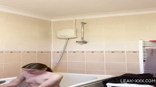 Rebecca Squires with small tits in the shower part 2 - 1 image