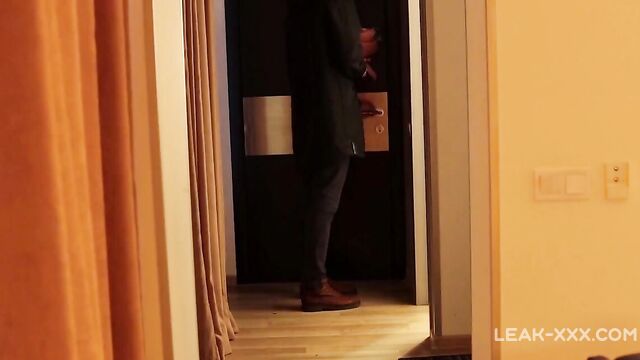 Russian Brunette Wife Cheats On Her Husband With A Rough, Amateur Cuckold Scene - 1 image