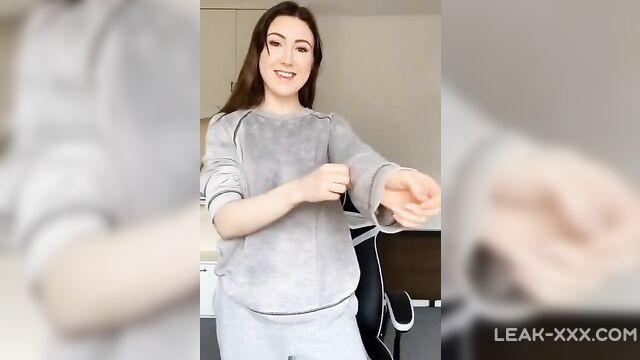 Pretty GF is masturbating on gaming chair part 2 - 1 image