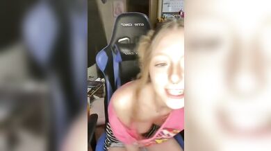 Girl with the nice boobs looks like her shirt may have been a little too loose
