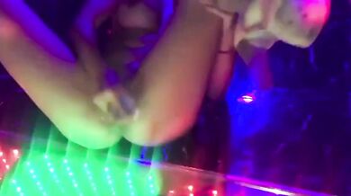 Horny Prostitute fucking Rich Man at Night Club