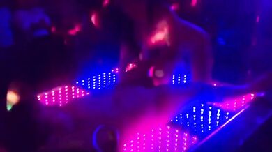 Horny Prostitute fucking Rich Man at Night Club