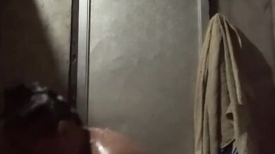 Asian Milf’s trying to be all sexy with her tits wet