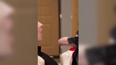 Hungarian sexy whore sucks big dick
