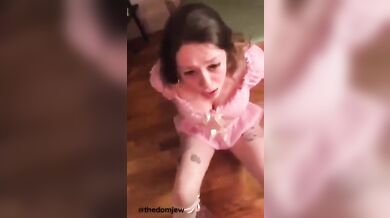 Father beats his tied up slutty daughter