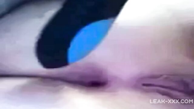 Horny girl masturbates with hairbrush at home - 4 image