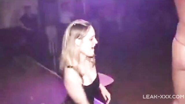 Young Girl Licks Dick During Striptease - 1 image