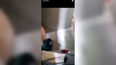 Son spying on naked mom