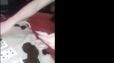 Real Brother and Sister playing strip poker