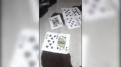 Real Brother and Sister playing strip poker
