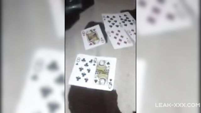 Real Brother and Sister playing strip poker - 2 image