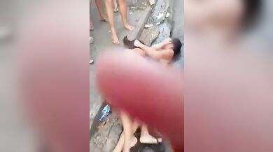 Street whores fighting over a rich client