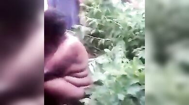 African fat naked witch caught part I