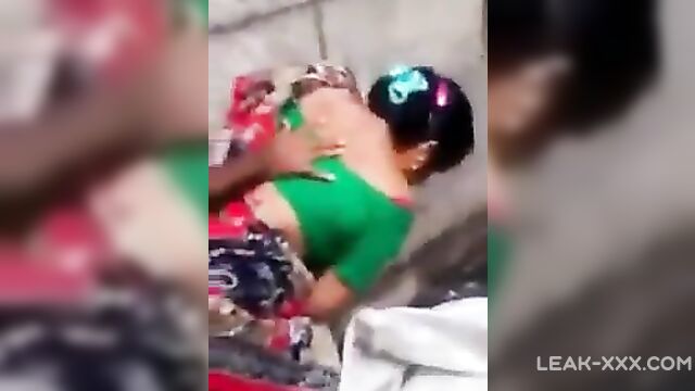 Indian Horny Whore Fucked in Street