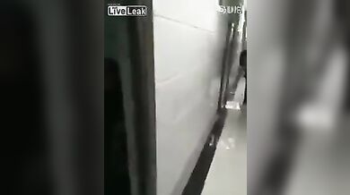 Chinese hubby beats his naked cheating wife