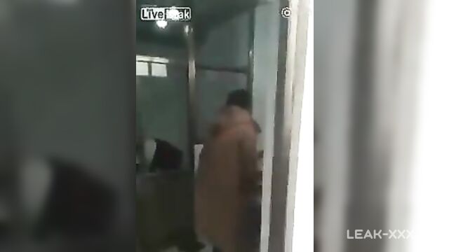Chinese hubby beats his naked cheating wife - 1 image