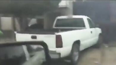 Two mexican girls paraded naked for stealing