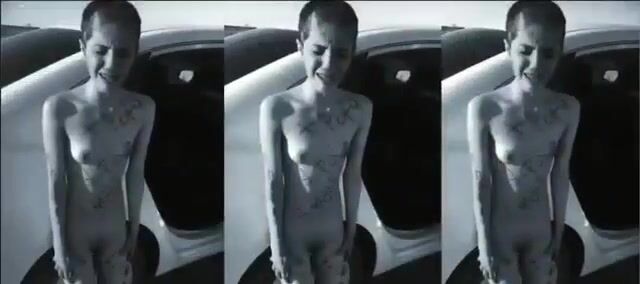 Two mexican girls paraded naked for stealing