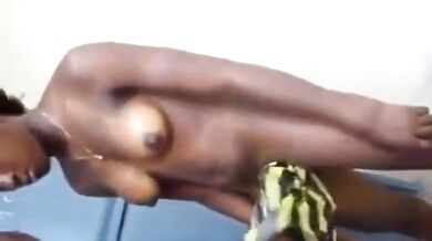 Pretty female thief caught somewhere in Nigeria