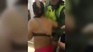 Thief Stripped Saved by Cops