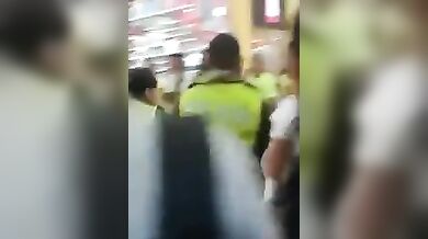 Thief Stripped Saved by Cops