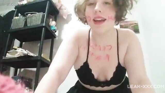 Dumb Canadian slut willing ruins herself - 1 image