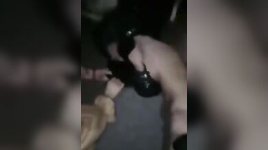 Chinese naked mistress beaten badly