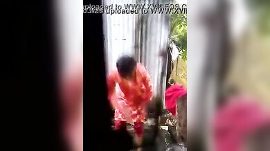 Indian Teen Changing After Bath