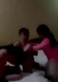 Chinese mistress caught in nudity and beaten