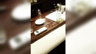 Drunk Girl got Fucked on the Table by Friends