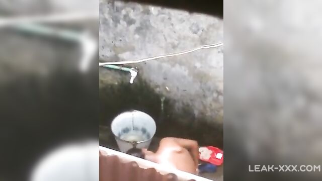 Bangladeshi sexy girl bathing - 5 image