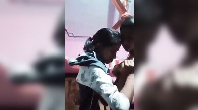 Real lesbian sisters boob sucking play