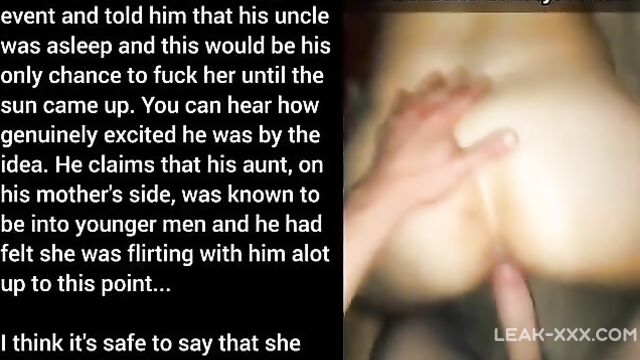 Aunt snuck into his room