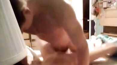 Sister has to be quiet as her Brother fucks her