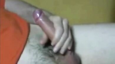 Daddy jerks off his Dick on his Daughter's Panties