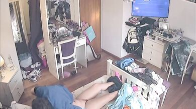 Hacked IPCAM 100% Real Incest - Caught Horny Brother fucking Sister at Home