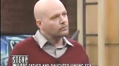Real Father and Daughter having incest sex TV show