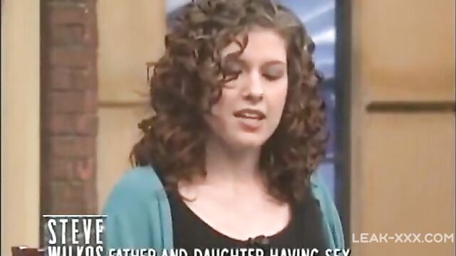 Real Father and Daughter having incest sex TV show - 2 image