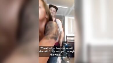 Real Son Cums in Mom's Pussy in Garage