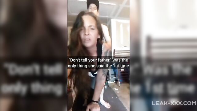 Real Son Cums in Mom's Pussy in Garage - 1 image