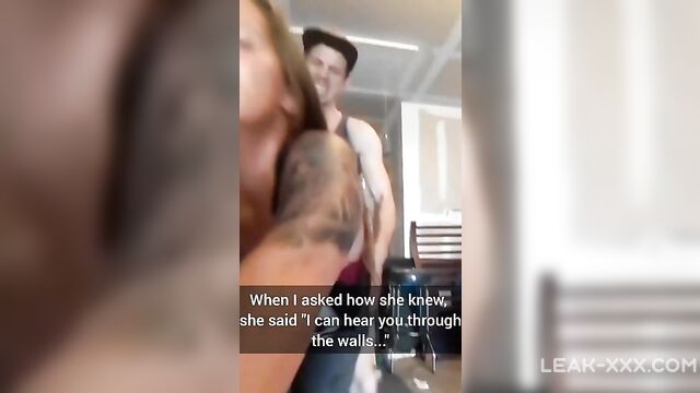 Real Son Cums in Mom's Pussy in Garage - 4 image