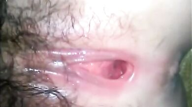 Sister opens Wet Hairy Pussy for Brother