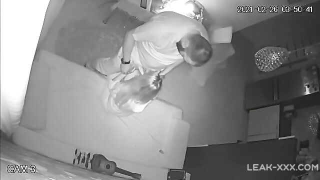 Incest sex with Daughter and Father caught on Hacked Hidden Camera - 1 image