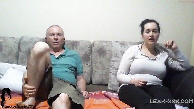 Mother, Daughter and Father Incest Family on Webcam Online - 1 image