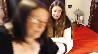 Mother, Daughter and Father Real Incest Sex on Webcam