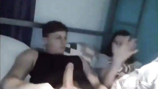 Hot Teen Sister Jerks her Brother Video Leaked - 4 image