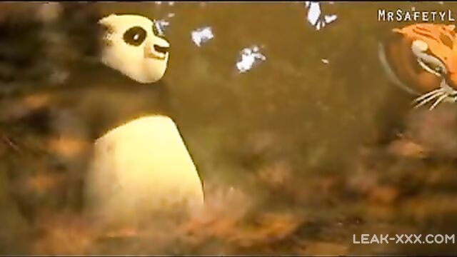 Kung Fu Panda fucks the tigress and Tai Lung (cartoon) - 3 image