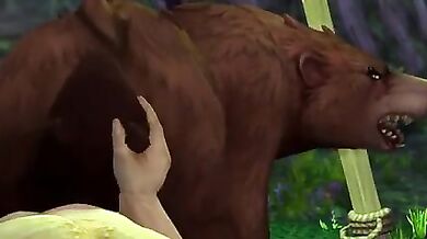 Human hard sex bear world of warcraft female male